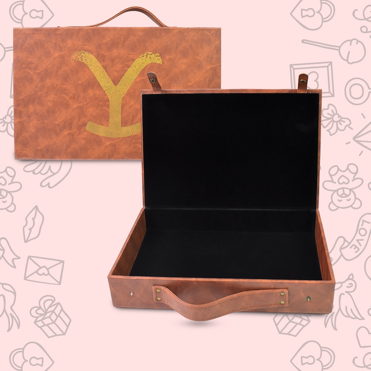 Multi Purpose Use Carrying Leather Case Briefcase Multi Purpose Use Carrying Leather Case Briefcase